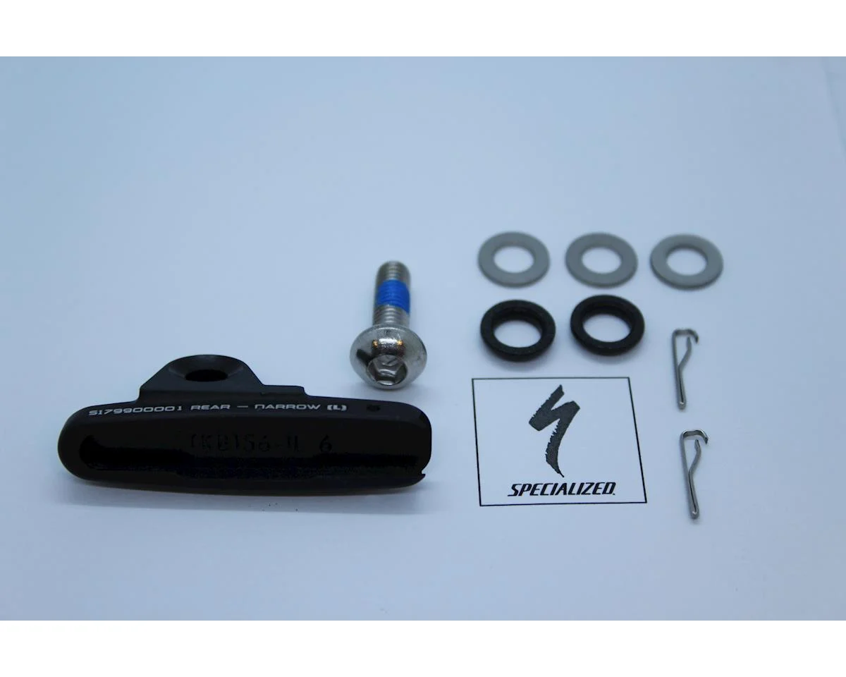Specialized 2016-17 Venge Vias Rear Rim Brake Pad Holder (Black) (Revised) (Left) (Narrow Rim)